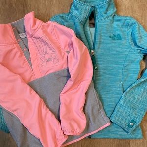 Sweatshirts - Under Armour and North Face